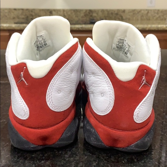 Air Jordan 13 XIII Retro Low Size 9 Wht / Red - Picture 4 of 8